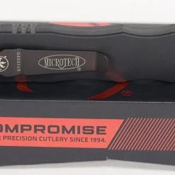 Microtech 227-1 DLCT Dirac Delta Black DLC Double Edge Dagger (USA) All Knife Brands