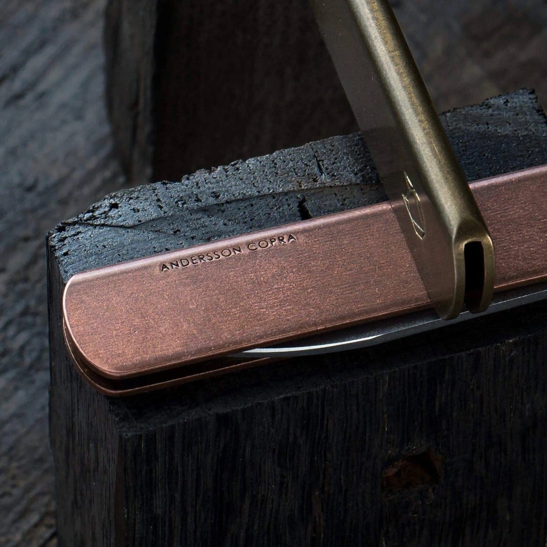 Wholesale 🤩 Andersson & Copra Urban Husky Friction Folder Knife Copper (2.9" Stonewash) ❤️ 4 Andersson & Copra Urban Husky Friction Folder Knife Copper (2.9" Stonewash)