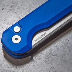 Brand new π Arcform Blue Slimfoot ARC-061 Auto Knife Stonewash 3.1" 154CM (USA) π― 10 Arcform Blue Slimfoot ARC-061 Auto Knife Stonewash 3.1