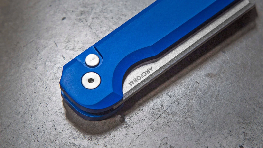 Brand new π Arcform Blue Slimfoot ARC-061 Auto Knife Stonewash 3.1" 154CM (USA) π― 5 Arcform Blue Slimfoot ARC-061 Auto Knife Stonewash 3.1" 154CM (USA)