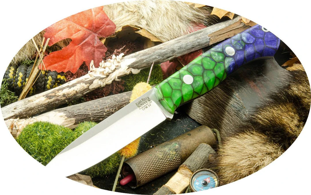 Outlet π₯° BARK RIVER KNIVES Bark River Aurora Knife CPM 3V Mystic Dragon Scale Handles (USA) π 1 BARK RIVER KNIVES Bark River Aurora Knife CPM 3V Mystic Dragon Scale Handles (USA)