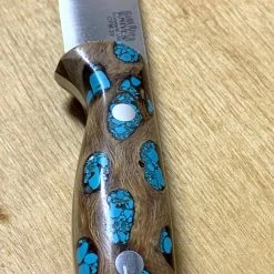 BARK RIVER KNIVES Bark River Gunny CPM 3V Knife Cholla Cactus W/ Turquoise - Gray Liners - Rampless #2