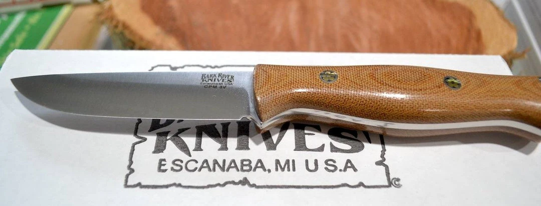 Best Sale β BARK RIVER KNIVES Bark River Gunny Hunter LT CPM 3V Knife Micarta W/ Mosaic Pins (USA) π 4 BARK RIVER KNIVES Bark River Gunny Hunter LT CPM 3V Knife Micarta W/ Mosaic Pins (USA)