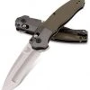 Benchmade 496 Vector Knife OD Green G-10 (3.6" Satin)