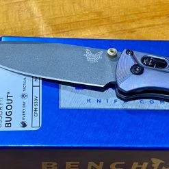 Benchmade 535GRY-1 Semi-Custom Bugout Knife W/ Ti Handles