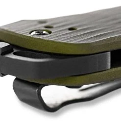 Benchmade 537GY-1 Bailout Knife Green Aluminum Knife 3.4