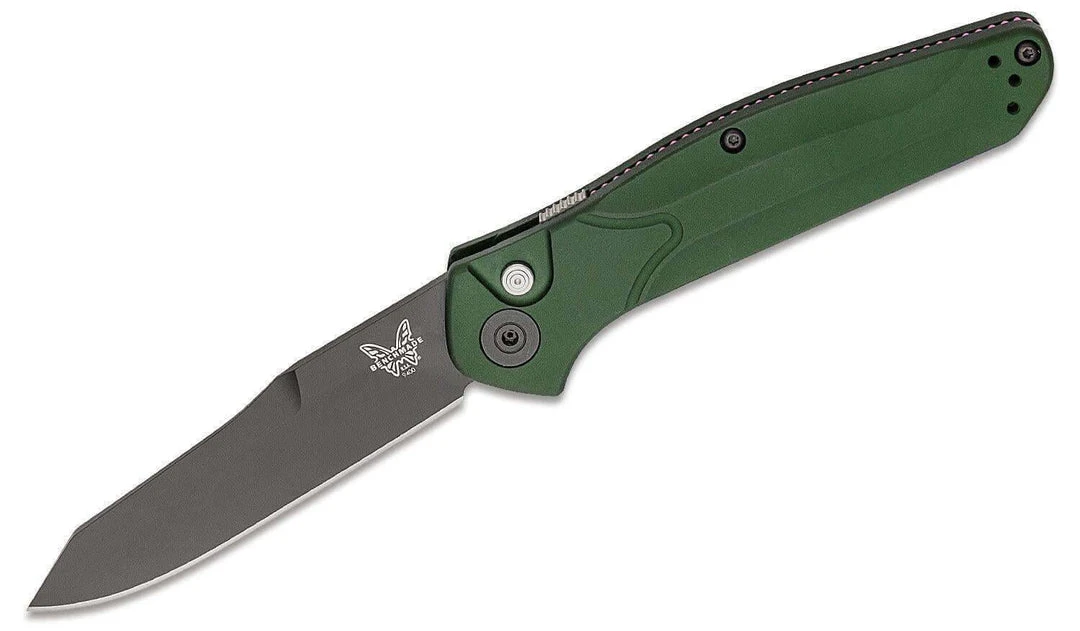 Promo βοΈ Benchmade 9400BK Osborne Auto Knife 3.4" S30V Black Plain Blade, Green Handles π― 1 Benchmade 9400BK Osborne Auto Knife 3.4" S30V Black Plain Blade, Green Handles