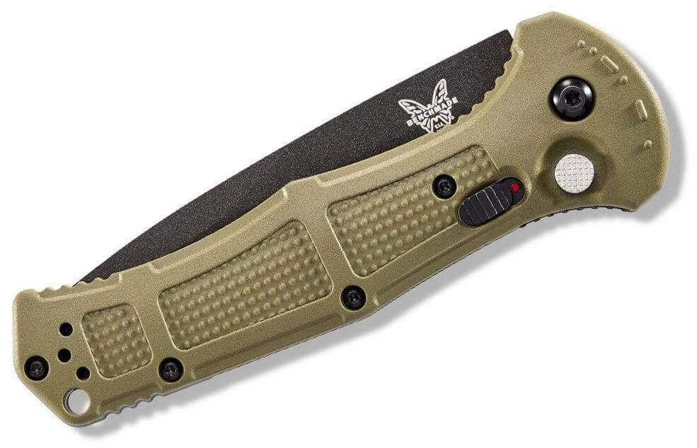 Discount 🤩 Benchmade Claymore Auto Folding Knife 9070SBK-1 CPM-D2 Ranger Green Grivory Handles 🎁 3 Benchmade Claymore Auto Folding Knife 9070SBK-1 CPM-D2 Ranger Green Grivory Handles