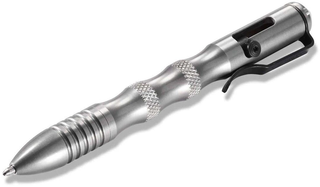 Promo ⭐ Benchmade Longhand Tactical Pen, Brushed Stainless 4.62" ⭐ 4 Benchmade Longhand Tactical Pen, Brushed Stainless 4.62"