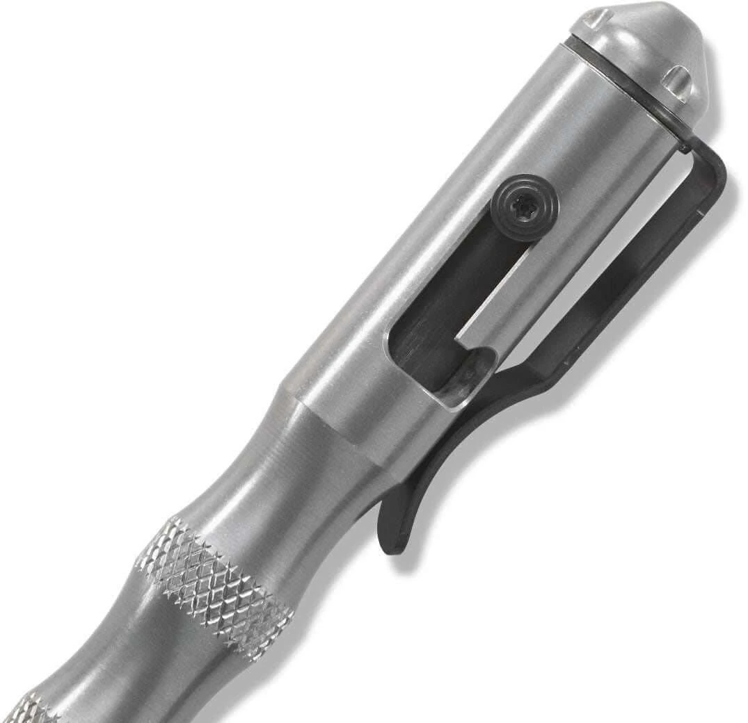 Promo ⭐ Benchmade Longhand Tactical Pen, Brushed Stainless 4.62" ⭐ 5 Benchmade Longhand Tactical Pen, Brushed Stainless 4.62"