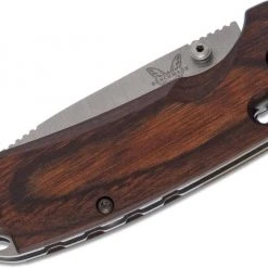 Benchmade North Fork 15031-2 Folding Knife 2.97" S30V Blade, Stabilized Wood Handles (USA)