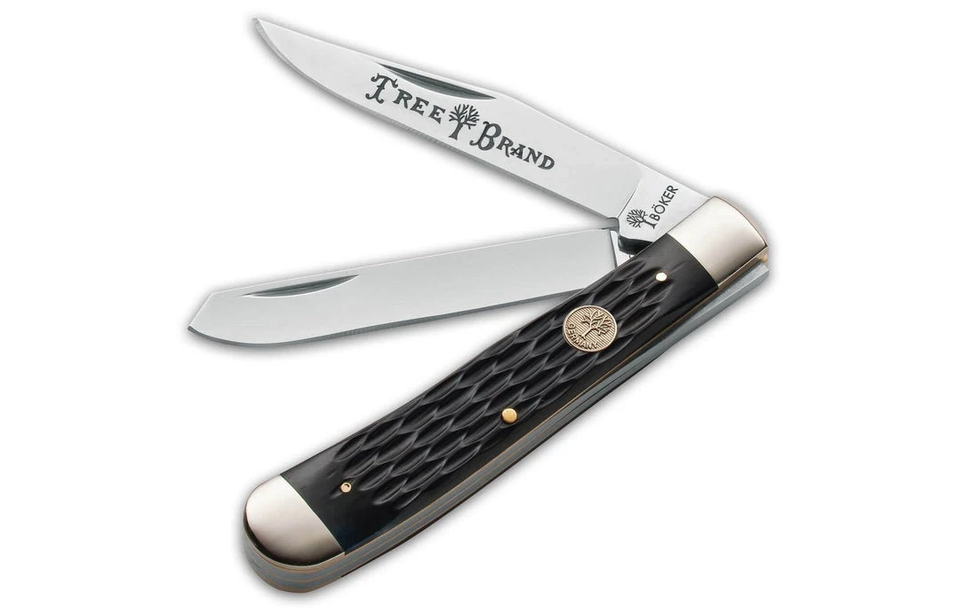 Flash Sale π Boker 110733 Trapper Pocket Knife 4.25" Black Jigged Bone π― 1 Boker 110733 Trapper Pocket Knife 4.25" Black Jigged Bone