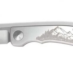 CHRIS REEVE KNIVES Chris Reeve Custom Impinda Blade Show Knife Titanium “The Climb”