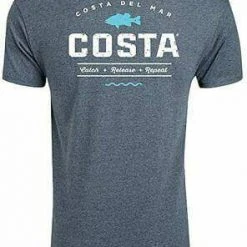 Costa Topwater Short Sleeve T Shirt (Dark Heather)