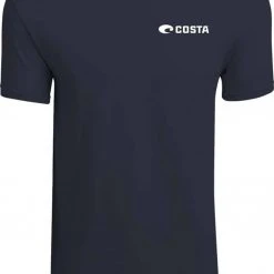 Costa Sunglasses Costa Topwater Short Sleeve T Shirt (Navy)