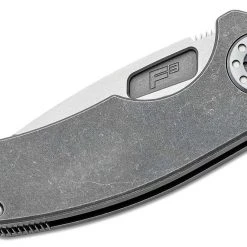 CURTISS CUSTOM KNIVES Curtiss F3 Medium Flipper Knife 3.25" CTS-XHP Slicer Blade, Standard Titanium Handles - F3 Medium SL/FL