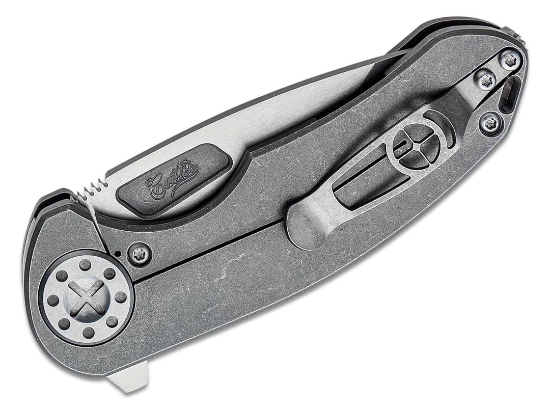 Outlet π CURTISS CUSTOM KNIVES Curtiss F3 Medium Flipper Knife 3.25" CTS-XHP Slicer Blade, Standard Titanium Handles - F3 Medium SL/FL π 3 CURTISS CUSTOM KNIVES Curtiss F3 Medium Flipper Knife 3.25" CTS-XHP Slicer Blade, Standard Titanium Handles - F3 Medium SL/FL