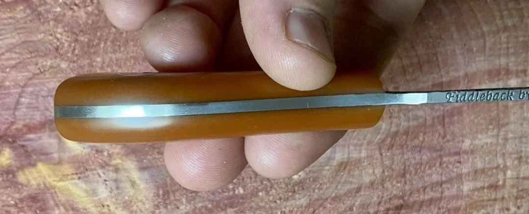 New π Fiddleback Forge Bow Legged Joe Knife A2 Steel π 4 Fiddleback Forge Bow Legged Joe Knife A2 Steel