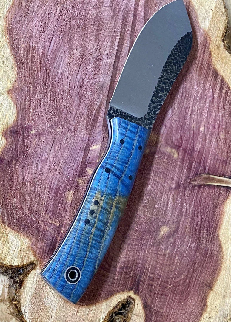 New π Fiddleback Forge Camp Muk Knife W/ Curly Ash Handles π 1 Fiddleback Forge Camp Muk Knife W/ Curly Ash Handles