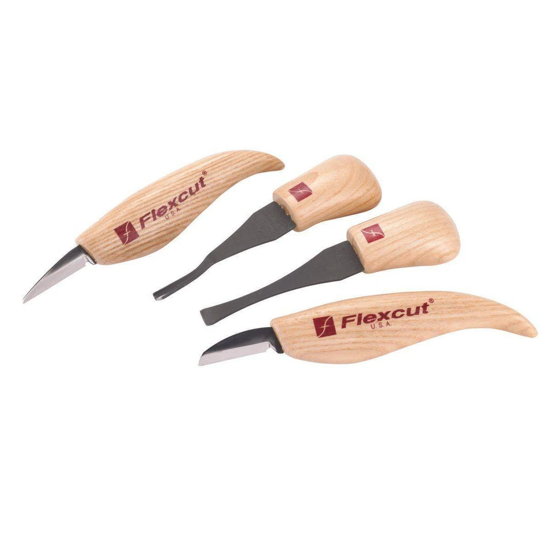 Outlet ⭐ Flexcut KN600 Beginner Palm And Knife Set (USA) Flexcut Knives ❤️ 2 Flexcut KN600 Beginner Palm And Knife Set (USA) Flexcut Knives