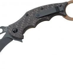 FOX KNIVES Fox 01FX122 FX-599TIC Folding Karambit 2.55" ELMAX Carbon Fiber
