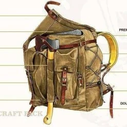 FROST RIVER TRADING Frost River Isle Royale 730 Bushcraft Handmade Pack (USA) Canvas Packs