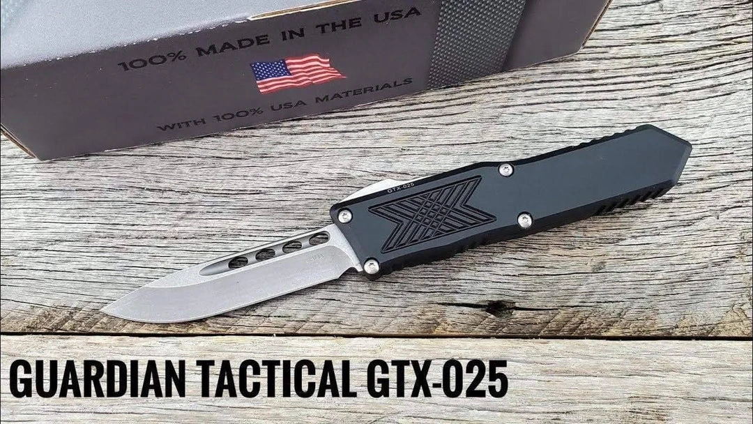 Promo π₯ Guardian Tactical GTX-025 OTF Auto Knife (2.5" Stonewash) 12-3511 π₯° 4 Guardian Tactical GTX-025 OTF Auto Knife (2.5" Stonewash) 12-3511
