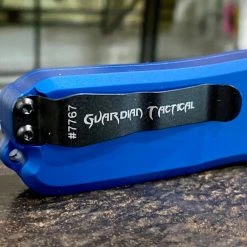 Guardian Tactical Recon-035 94131 D/E Auto Blue Black Tactical Knife (3.25