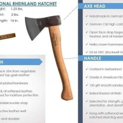 Wholesale π Helko Werk Rheinland Hatchet Deluxe Sheath β 7 Helko Werk Rheinland Hatchet Deluxe Sheath