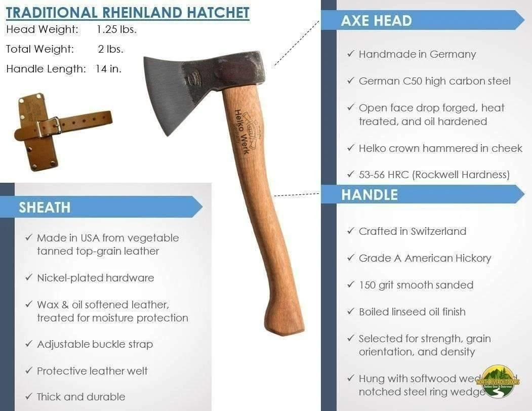 Wholesale π Helko Werk Rheinland Hatchet Deluxe Sheath β 3 Helko Werk Rheinland Hatchet Deluxe Sheath