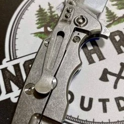 RICK HINDERER Hinderer Eklipse Harpoon Spanto Battle Blue Knife Stonewash G10