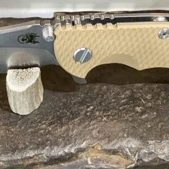 RICK HINDERER All Knife Brands Hinderer XM-18 3.5″ Recurve Stonewash FDE G10