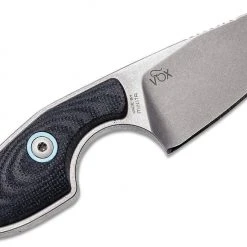 MANIAGO KNIFE MAKERS All Fixed Blades Jesper Voxnaes Mikro 2 Sheepsfoot Fixed Blade By MKM, Black G10