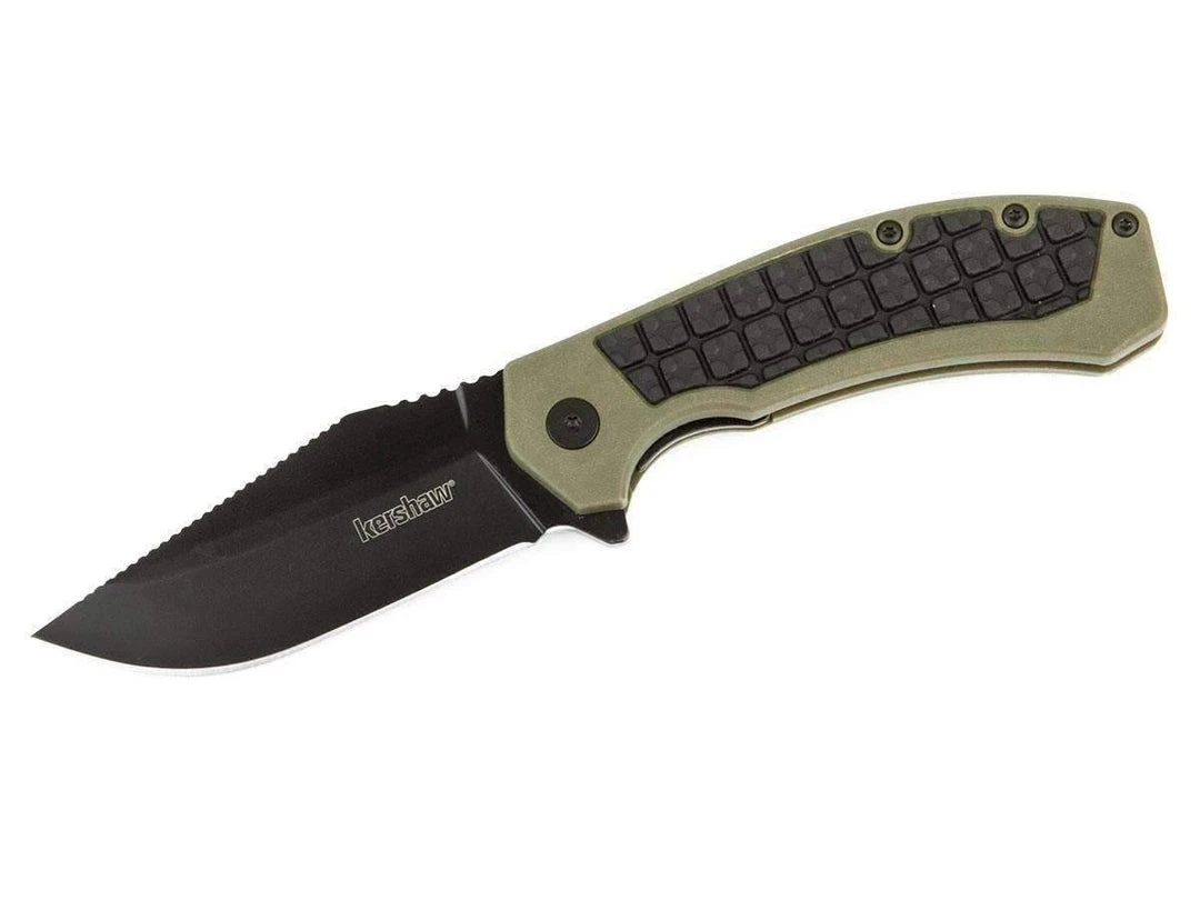 Discount π Kershaw Knives Kershaw Faultline Knife Green/Black (3") 8760 π 1 Kershaw Knives Kershaw Faultline Knife Green/Black (3") 8760