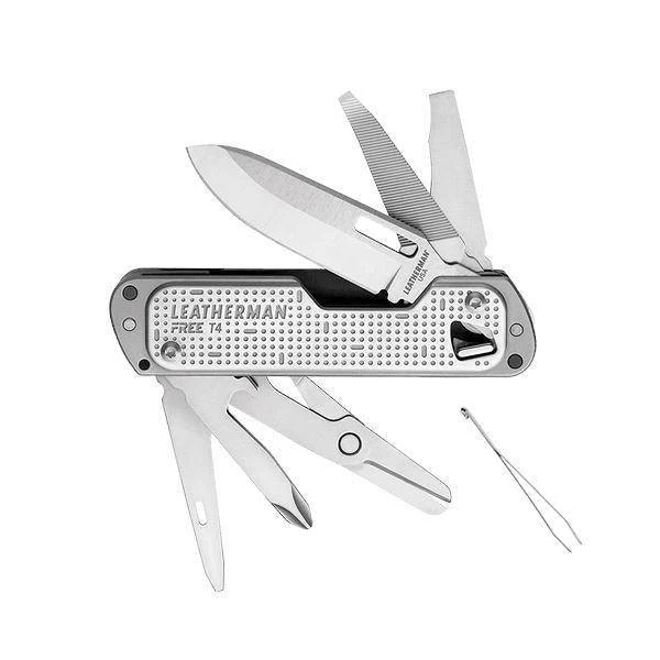 Wholesale β Leatherman Tools Leatherman Free T4 Multi-Purpose 12-in-1 Folding Knife (2.2" Satin) 832684 π 1 Leatherman Tools Leatherman Free T4 Multi-Purpose 12-in-1 Folding Knife (2.2" Satin) 832684