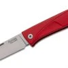 LionSteel Knives LionSteel Thrill Slipjoint Folding Knife 3.15" M390 Satin Blade, Red