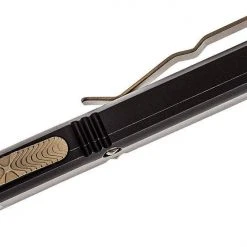 All Knife Brands Microtech 121-13 Ultratech Auto OTF Knife 3.46" Bronze, Black Handles