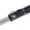 All Knife Brands Microtech 122-4 Ultratech Auto OTF Knife 3.46" Satin Double Edge Knife, Aluminum Handles