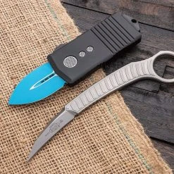 Wholesale π All Knife Brands Microtech 157-1JK Exocet Jedi Knight OTF Auto Knife 1.98" Blue D/E π 9 All Knife Brands Microtech 157-1JK Exocet Jedi Knight OTF Auto Knife 1.98