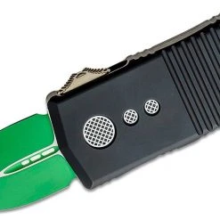 All Knife Brands Microtech 157-1JM Exocet Jedi Knight OTF Auto Knife 1.98" Green D/E