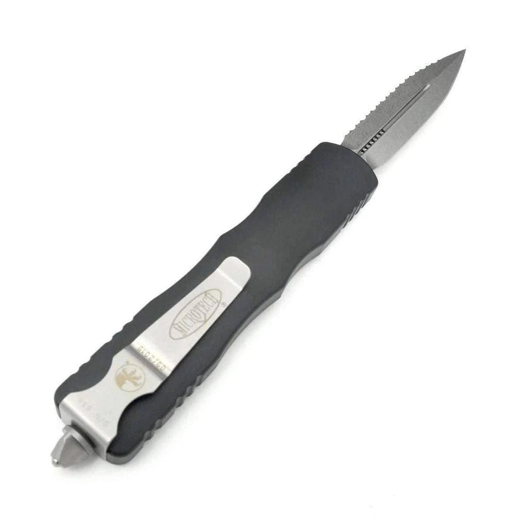 Wholesale β All Knife Brands Microtech 227-12 Dirac Delta D/E - Black Handle - Stonewashed Full Serration π 2 All Knife Brands Microtech 227-12 Dirac Delta D/E - Black Handle - Stonewashed Full Serration