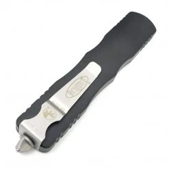 Wholesale β All Knife Brands Microtech 227-12 Dirac Delta D/E - Black Handle - Stonewashed Full Serration π 6 All Knife Brands Microtech 227-12 Dirac Delta D/E - Black Handle - Stonewashed Full Serration