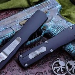 Wholesale β All Knife Brands Microtech 227-12 Dirac Delta D/E - Black Handle - Stonewashed Full Serration π 7 All Knife Brands Microtech 227-12 Dirac Delta D/E - Black Handle - Stonewashed Full Serration