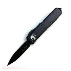 Microtech 232-1DLCT UTX-85 D/E (Black Handle - Black DLC Blade) All Knife Brands