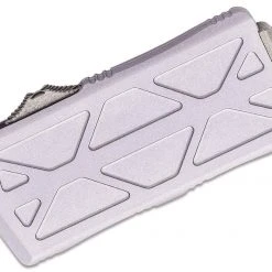 All Knife Brands Microtech Exocet - Grey Handle - Apocalyptic Blade 157-10APGY