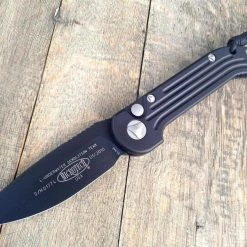 All Knife Brands Microtech LUDT Automatic Knife Black (3.4" Black) 135-1