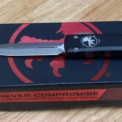 Microtech Ultratech D/E Blade Show 2021 Stonewash Knife 122-10BS21