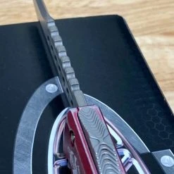 All Knife Brands Microtech Ultratech Hellhound Signature 119-10 - Distressed Red Knife