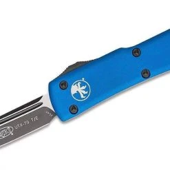All Knife Brands Microtech UTX-70 T/E - Blue Handle - Black Blade 149-1BL