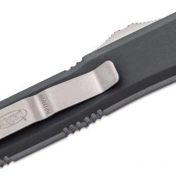 Microtech UTX-85 S/E Black Handle Stonewashed Blade 231-10